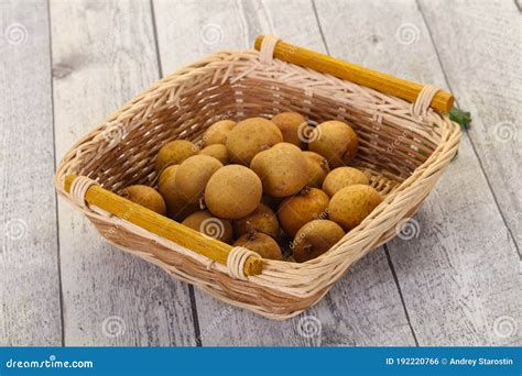 Fruit And Longan In A Basket Stock Image 58795735