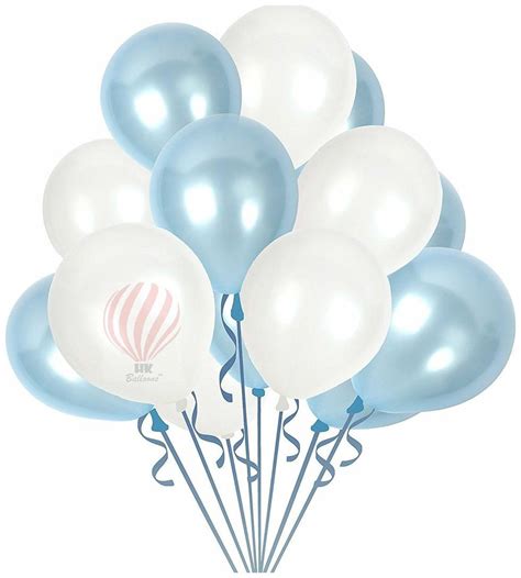Buy Hkballoons 100pcs White Assorted Latex Balloons Top Quality Thick