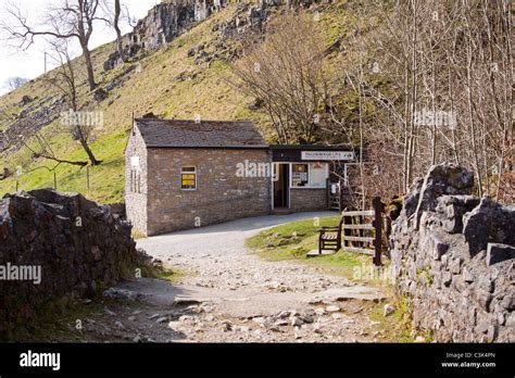 The Entrance To Ingleborough Cave Yorkshire Dales England Uk Stock
