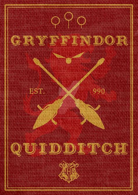 Harry Potter Quidditch Gryffindor Logo Wallpapers On Wallpaperdog