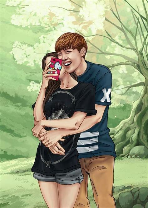 Bts(방탄소년단) fanart girlfriends part 2 #bts #bangtanboys #bts. Bts Couple Fanart | K-Pop Amino