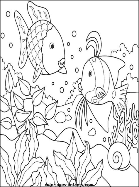 Coloriage De Poissons à Imprimer De Coloriages Enfants