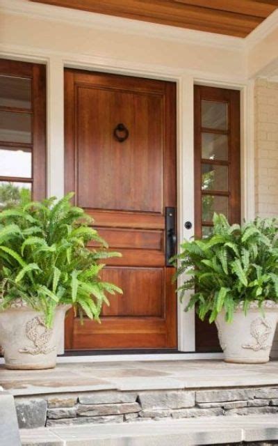 Doors are delivered unfinished, slab only. 27 Cool Front Door Designs With Sidelights - Shelterness