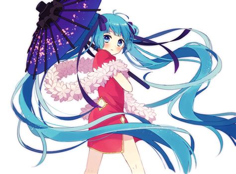 Wallpaper Vocaloid Chinese Dress Hatsune Miku Windy Twintails Wallpx