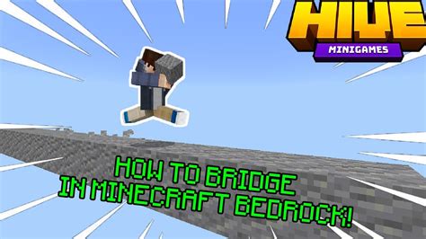 How To Bridge In Minecraft Bedrock Pe 2021 Youtube