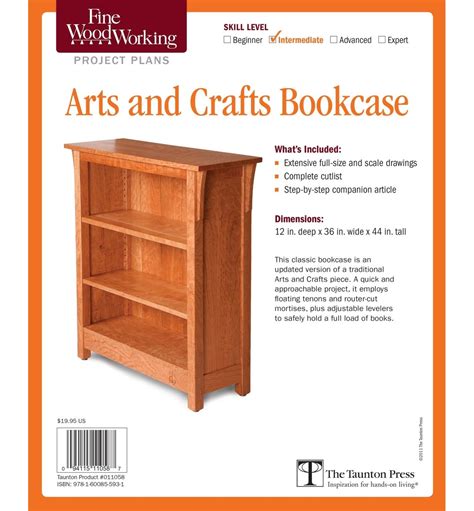 The government plans rocking airplane. Arts and Crafts Bookcase Plan - Lee Valley Tools