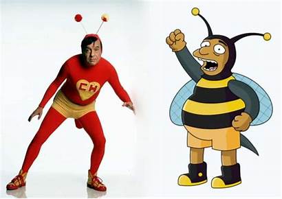 Simpsons Characters Mexican Inspirations Bumblebee Character Tv