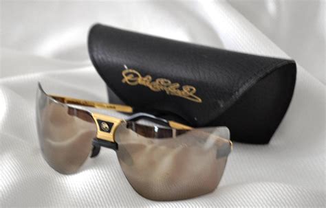 vintage dale earnhardt signed gargoyles 85mm2 sunglasses 22k gold plated case ebay