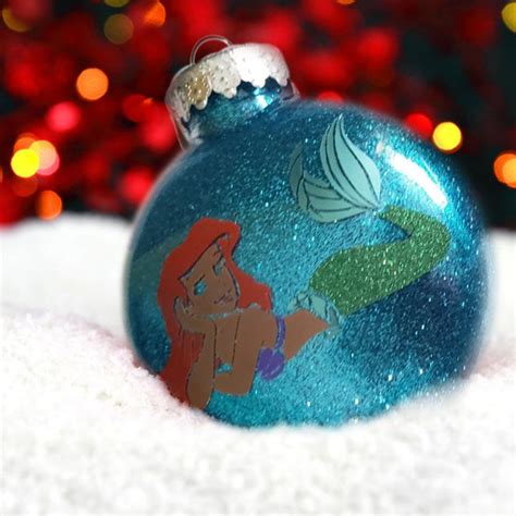 Ariel Christmas Ornament Little Mermaid Christmas Bulb Etsy