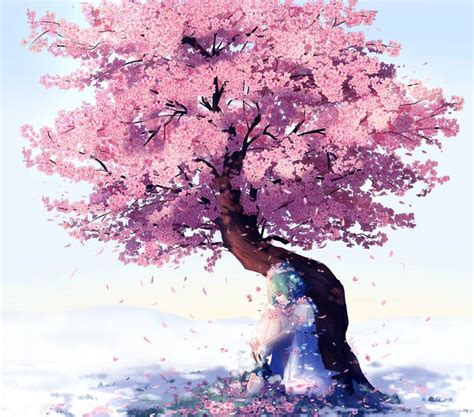 Under The Cherry Blossom Tree By Lluluchwan On Deviantart Có Hình ảnh