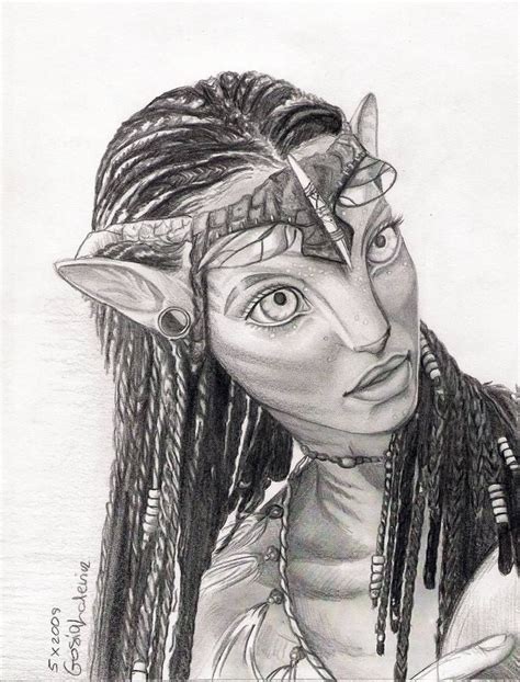 Neytiri Art By Camelia2000 On Deviantart Drawings Fan Art Drawing Art