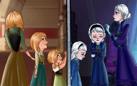 The Two Sides Of The Door Elsa And Anna Club Frozen Photo 37202883