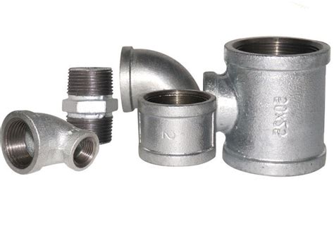 Zinc Coated Hydraulic Pipe Fittings Galvanized Cross Pipe Fitting