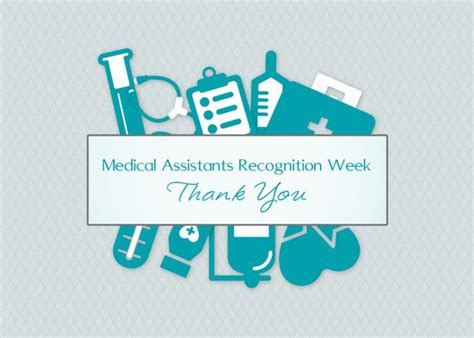 Medical Assistants Recognition Week Medical Tools Card Ad Ad
