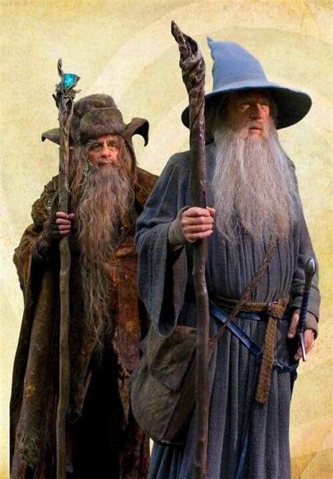 Wizards Radagast The Brown And Gandalf The Grey 150 Behind The Scenes