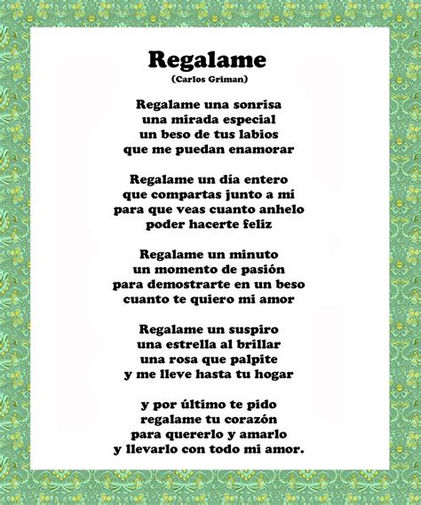Spanish Poems