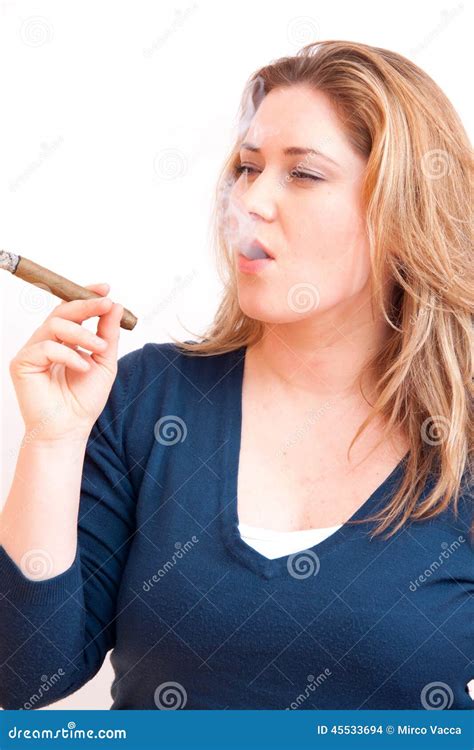 Smoking Woman Stock Photo Image Of Cigarette Female 45533694