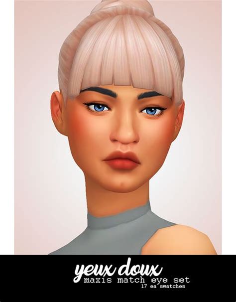 Yeux Doux Eyes Sims 4 Maxis Match Sims 4 Mm Cc
