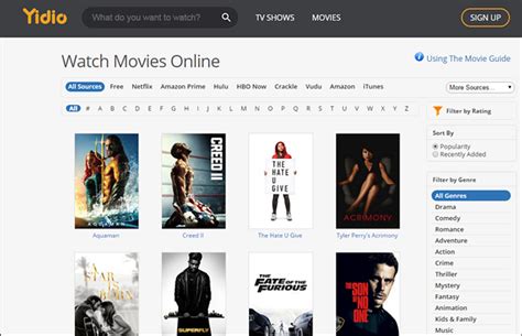 This site has feature all latest movies and tv shows with their review and rating feature. 15 Best Free Online Movie Streaming Sites No Sign Up in 2019