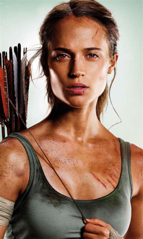 Vikander, who won an oscar for the danish girl, describes lara as a truly iconic character who acts as a model for many. Download 480x800 wallpaper tomb raider, 2018 movie, alicia ...