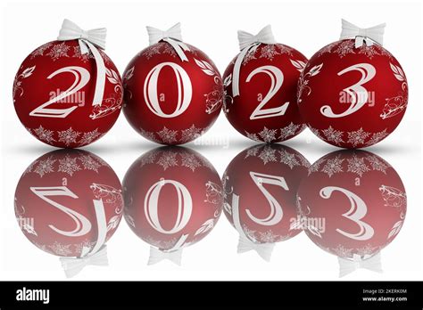 3d Illustration New Year 2023 New Year 2023 In Numbers And With