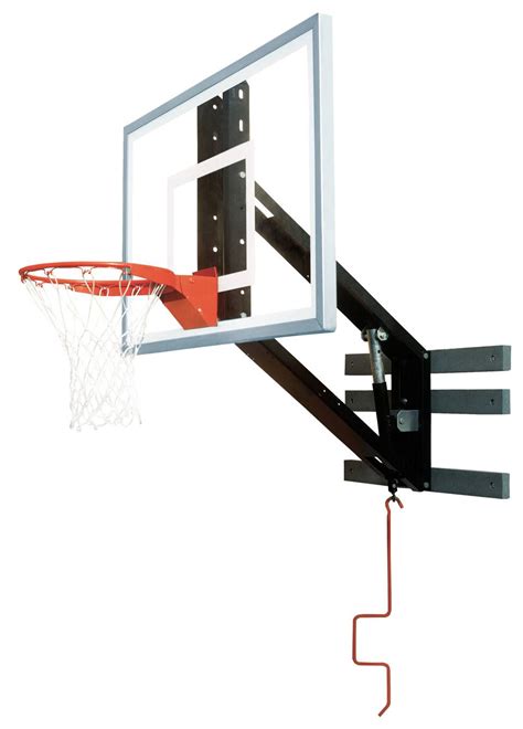 Simply match of the options listed below for your gared basketball backboard system with the corresponding numbers in the attribute list in the top right corner and get the basketball backboard system your basketball court needs. Bison PKG300 ZipCrank Wall Mounted Adjustable Basketball Hoop