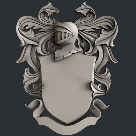 Stl File Coat Of Arms 🧥・3d Printer Model To Download・cults
