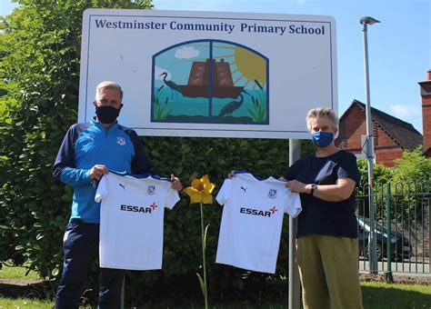 Tranmere Rovers Delivers 100 Shirts To Local School Birkenhead News