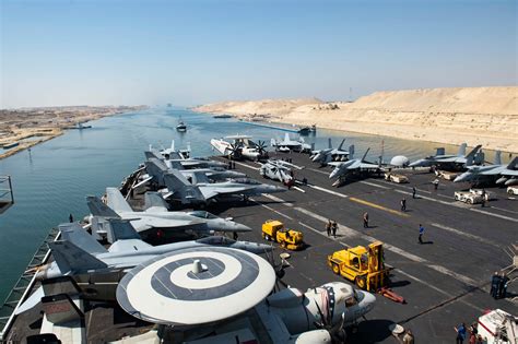Carrier Uss Dwight D Eisenhower In The Med After 3 Months In The