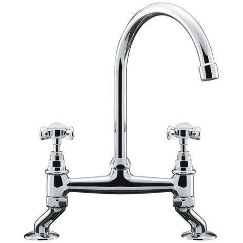 There is a fantastic selection nowadays, including options with just a simple single bowl, as well as the very popular 'bowl and a half', or 1.5 bowl sink. Franke Bridge Chrome Kitchen Sink Mixer Tap With Crosshead ...