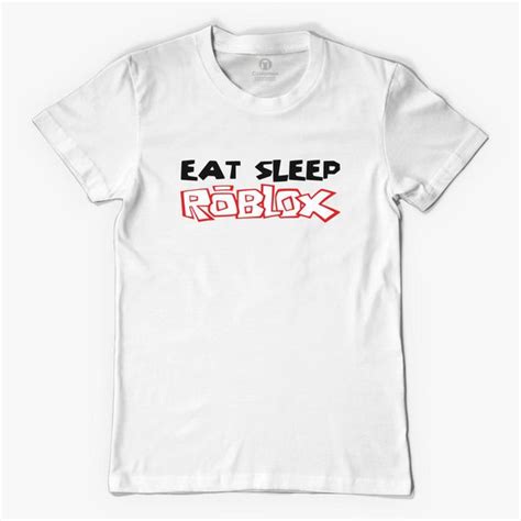 Eat Sleep Roblox T Shirt Custom Ultra Cotton Pin My Tees