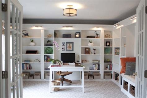 At ikea, we always try to think out of the box. Office Makeover Reveal | IKEA Hack Built-in Billy ...