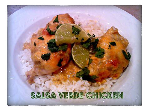 You can't beat tender chicken and flaky cornbread slathered in salsa verde sauce! Salsa Verde Chicken - Sweet Little Bluebird