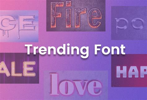10 Most Popular Trending Fonts 2023 Discover The Hottest Fonts Fotor