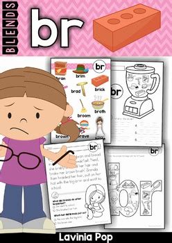 Help you get an amazing day. Blends Worksheets and Activities - BR by Lavinia Pop | TpT