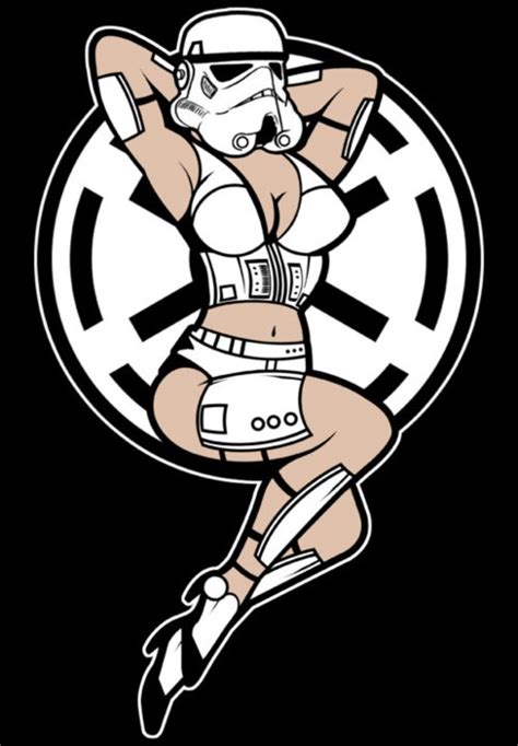 trooper pinup star wars fan art star wars art female stormtrooper