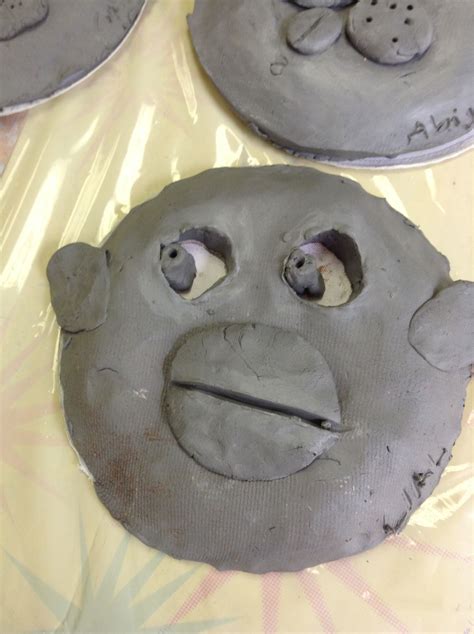 Third Grade Clay Masks 3rd Grade Art Lesson Third Grade Art Grade 3