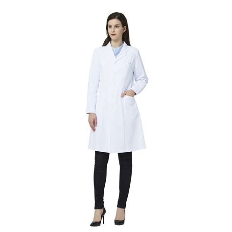 White Lab Coat For Womennurse And Doctor Coatmedical Uniform With 3
