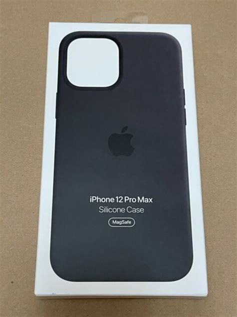 Apple Silicone Case With Magsafe For Iphone 12 Pro Max Black For Sale
