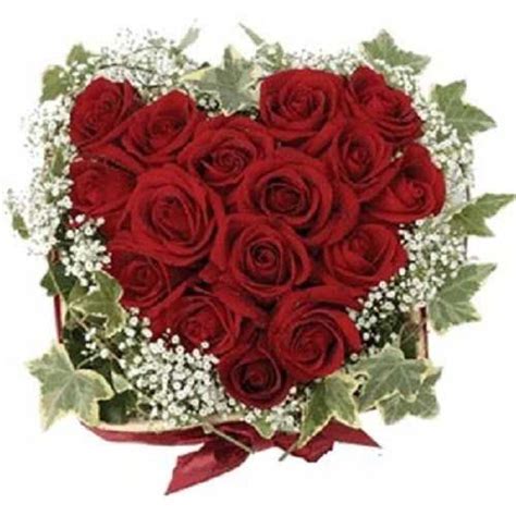 30 Red Roses Heart Shape Arrangement Myflowert