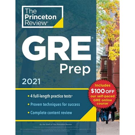 Graduate School Test Preparation Princeton Review Gre Prep 2021 4