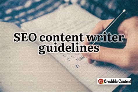 Seo Guidelines For Content Writers