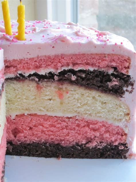 Sweet Luvin In The Kitchen Neapolitan Layer Cake