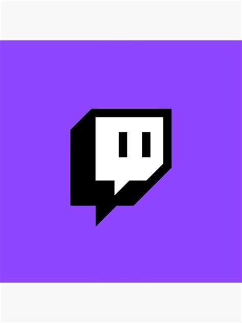 Twitch Tv Logo Icon New Photographic Print For Sale By Licensed
