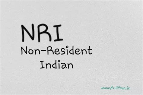 एनआरआई का फुल फॉर्म क्या होता है Nri Full Form In Hindi