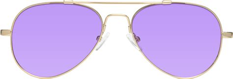 Gold Flexible Titanium Aviator Tinted Sunglasses With Medium Purple Sunwear Lenses Dawn