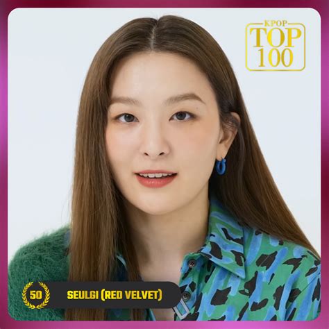 Top 100 On Twitter Top 100 Most Beautiful Faces Of K Pop In 2022 50 Seulgi Redvelvet