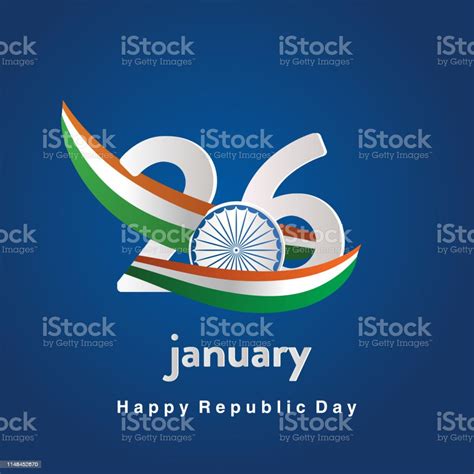 Artistic 26 January Republic Day Of India Vector Illustration Vector