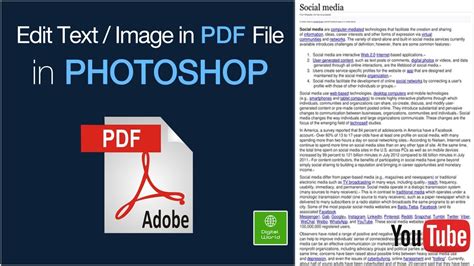 Maybe you would like to learn more about one of these? How to Change Text or Image in PDF File using Photoshop ...