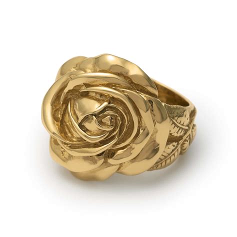 Gold Rose Ring The Great Frog